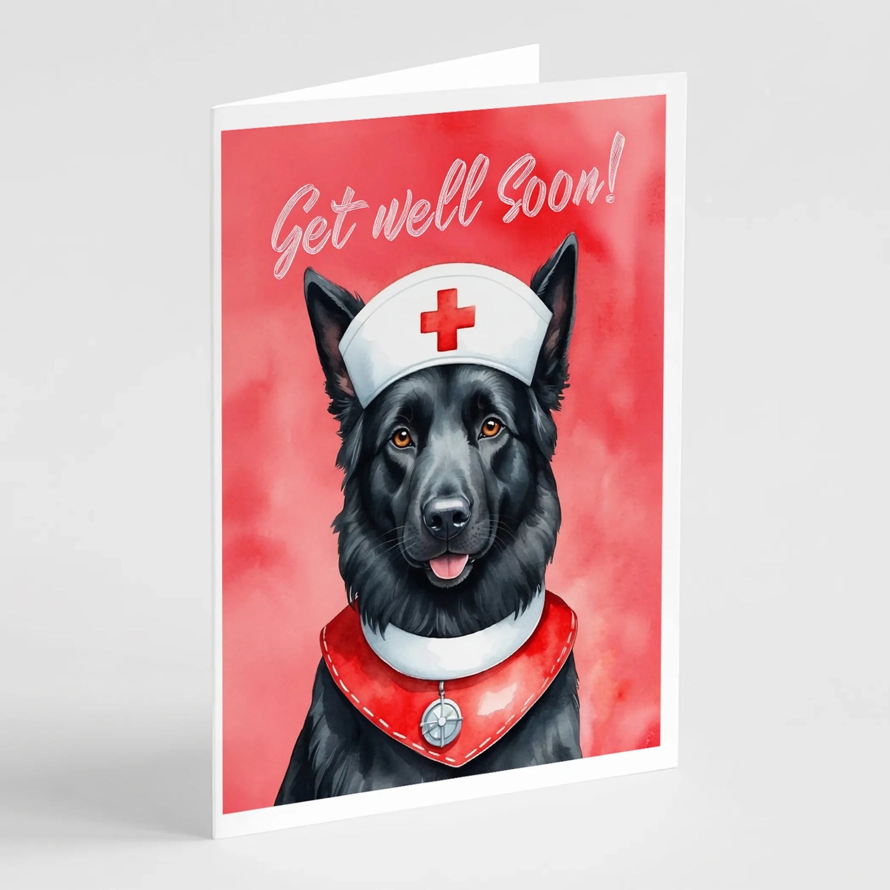 Get Well Soon Greeting Cards - Size: 5X7 | Pack Of: 1 | Collection name: Get well soon-AMAZON FACTORY