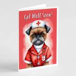 Get Well Soon Greeting Cards - Size: 5X7 | Pack Of: 1 | Collection name: Get well soon-AMAZON FACTORY