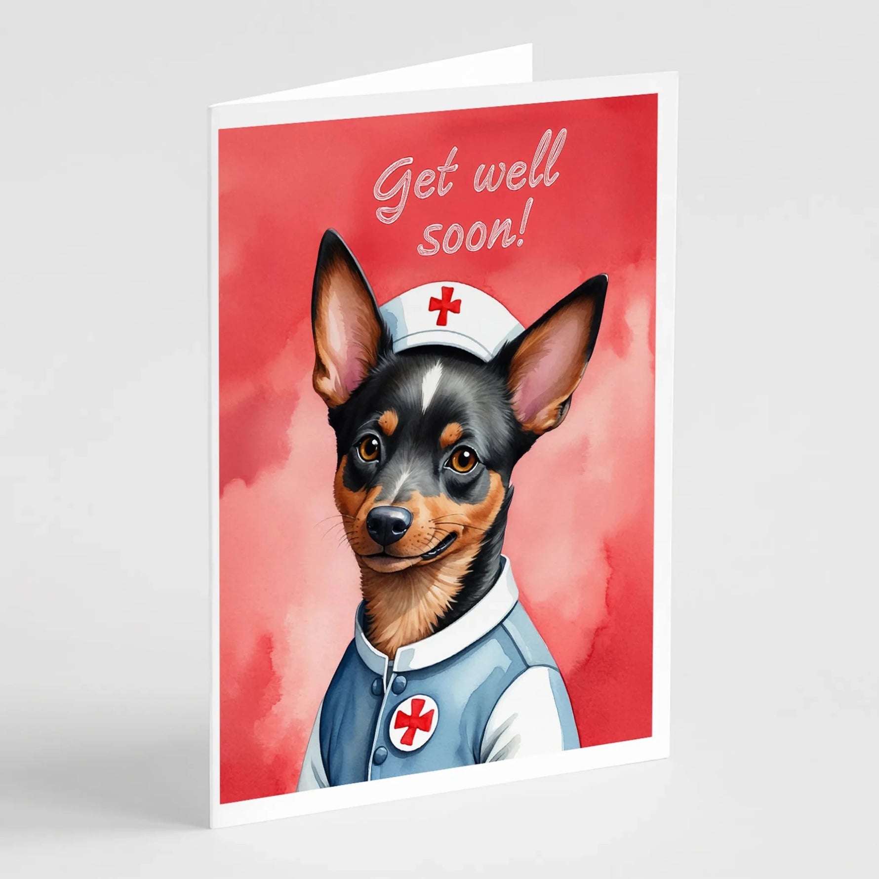 Get Well Soon Greeting Cards - Size: 5X7 | Pack Of: 1 | Collection name: Get well soon-AMAZON FACTORY