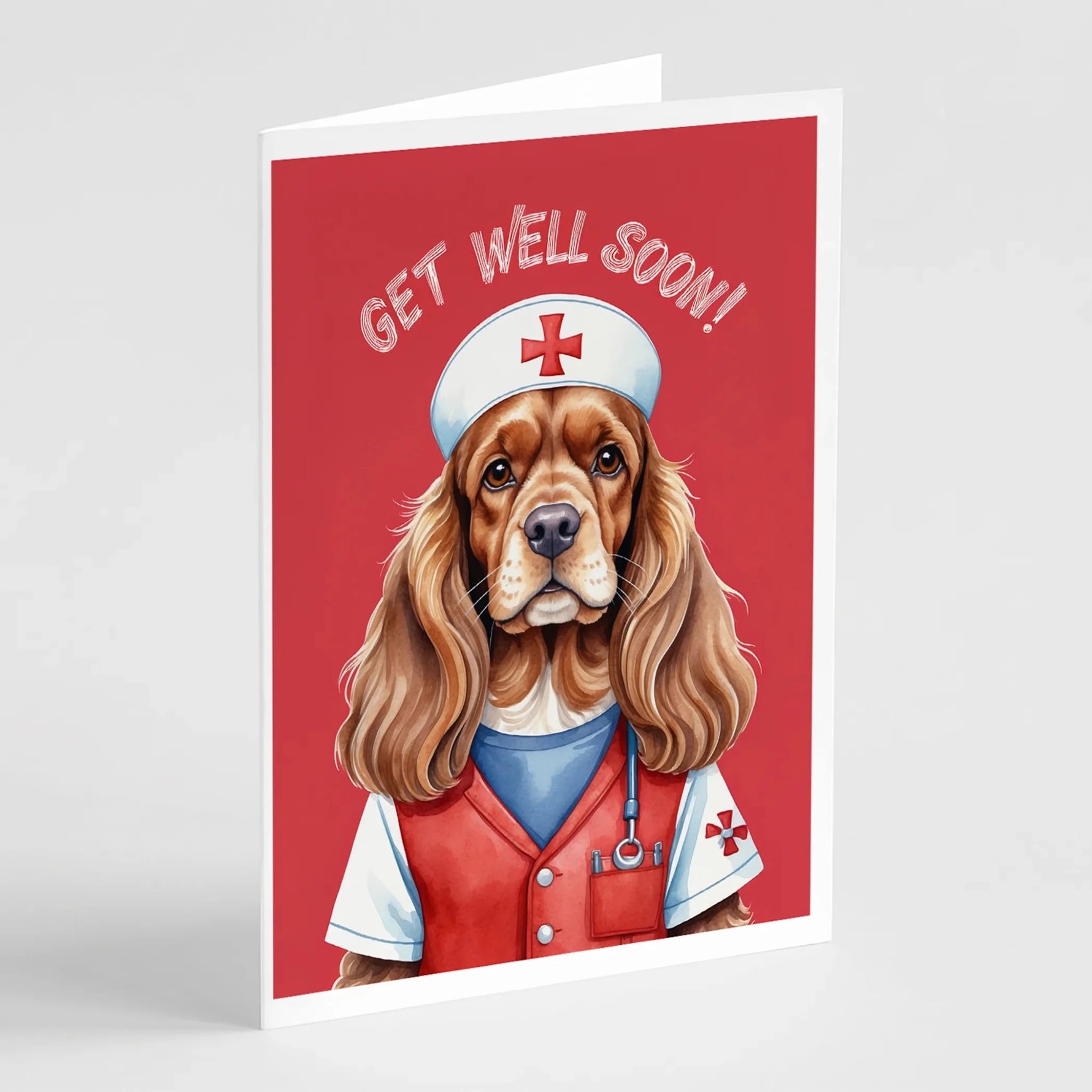 Get Well Soon Greeting Cards - Size: 5X7 | Pack Of: 1 | Collection name: Get well soon-AMAZON FACTORY