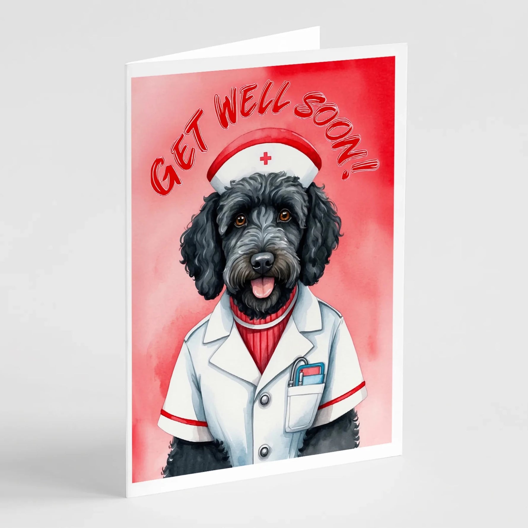 Get Well Soon Greeting Cards - Size: 5X7 | Pack Of: 1 | Collection name: Get well soon-AMAZON FACTORY