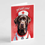 Get Well Soon Greeting Cards - Size: 5X7 | Pack Of: 1 | Collection name: Get well soon-AMAZON FACTORY