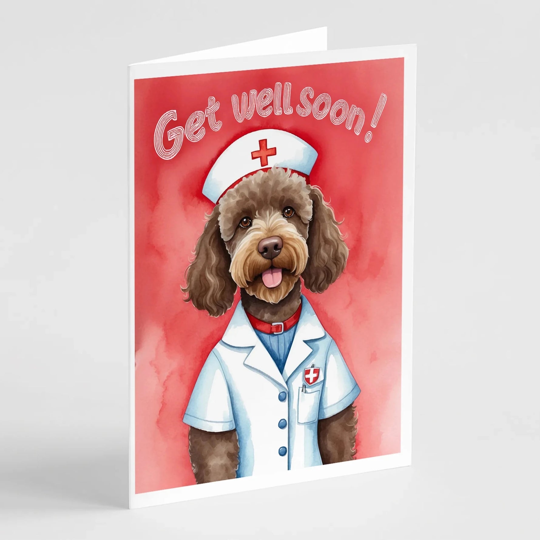 Get Well Soon Greeting Cards - Size: 5X7 | Pack Of: 1 | Collection name: Get well soon-AMAZON FACTORY