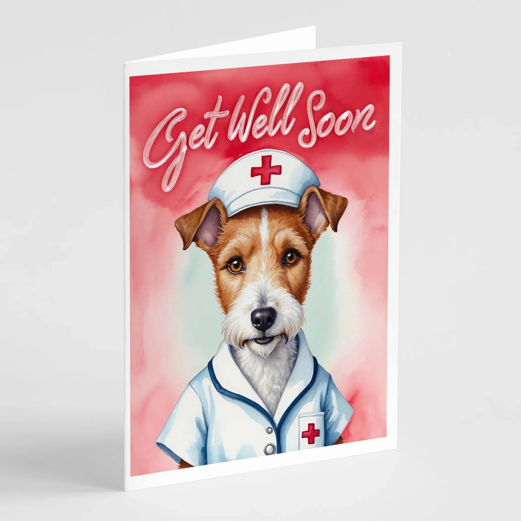 Get Well Soon Greeting Cards - Size: 5X7 | Pack Of: 1 | Collection name: Get well soon-AMAZON FACTORY