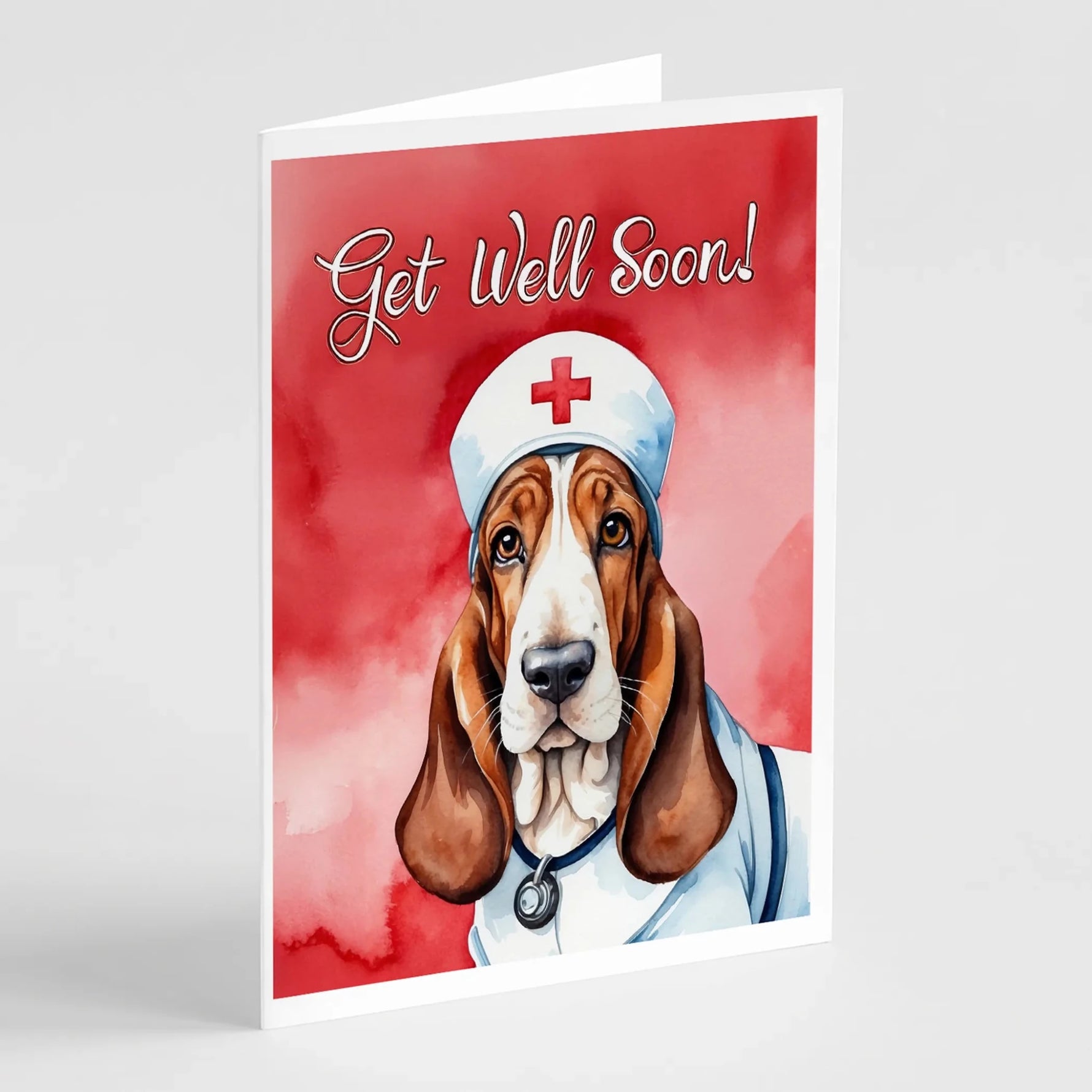 Get Well Soon Greeting Cards - Size: 5X7 | Pack Of: 1 | Collection name: Get well soon-AMAZON FACTORY
