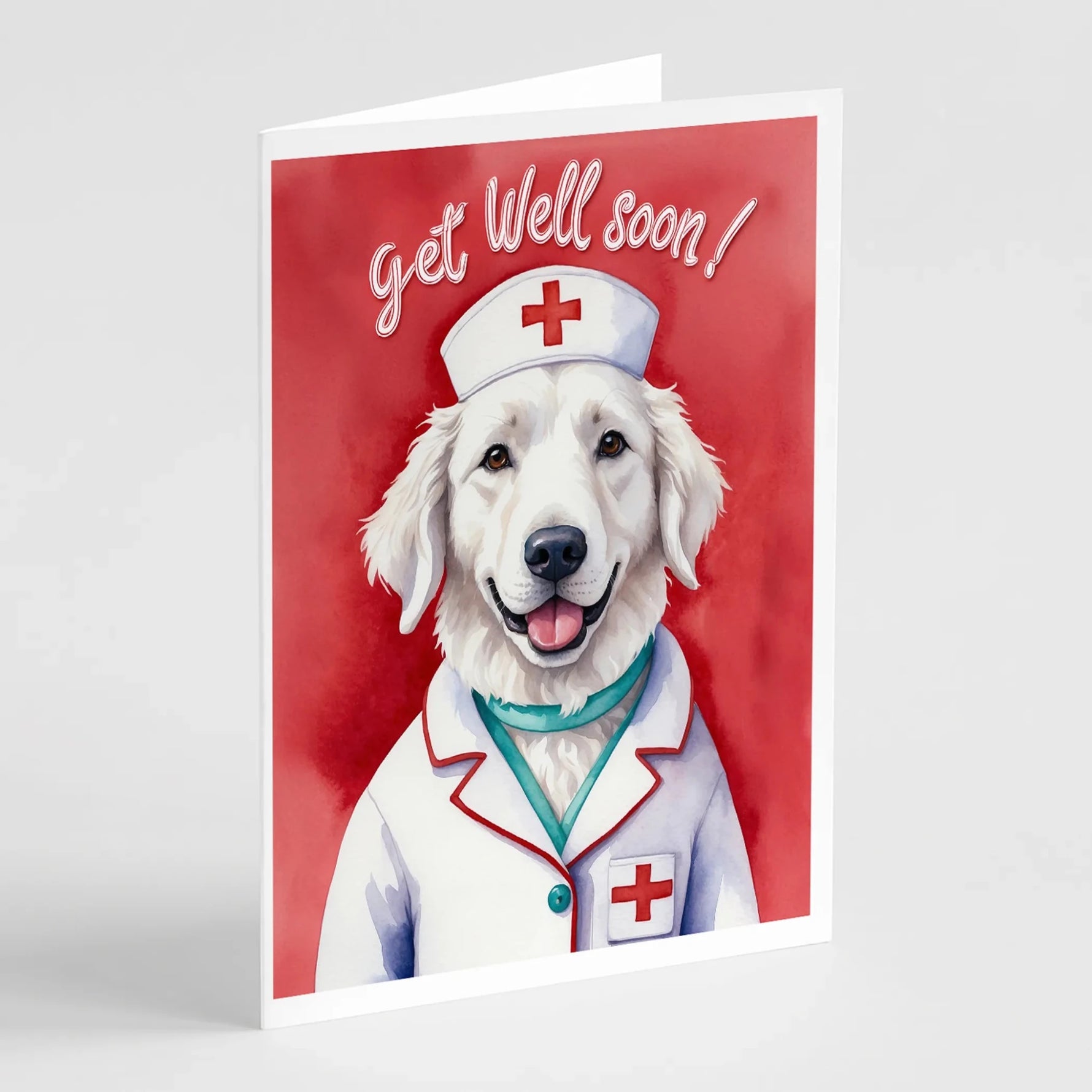 Get Well Soon Greeting Cards - Size: 5X7 | Pack Of: 1 | Collection name: Get well soon-AMAZON FACTORY