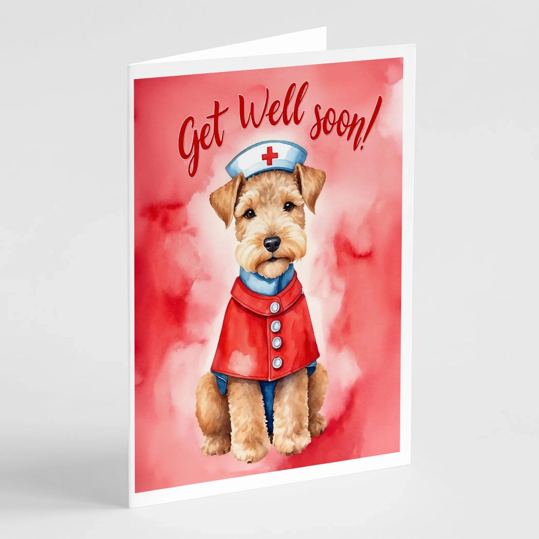 Get Well Soon Greeting Cards - Size: 5X7 | Pack Of: 1 | Collection name: Get well soon-AMAZON FACTORY