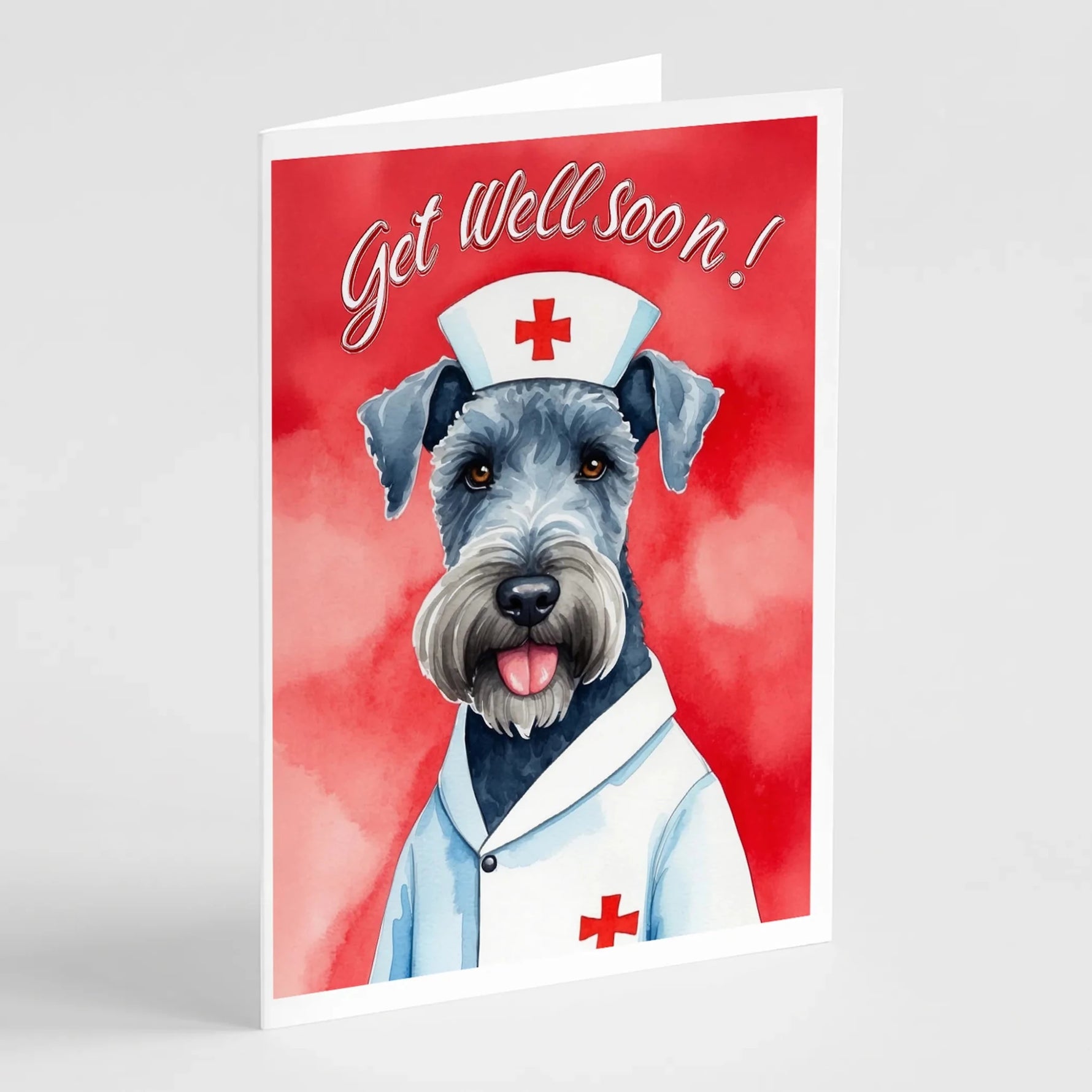 Get Well Soon Greeting Cards - Size: 5X7 | Pack Of: 1 | Collection name: Get well soon-AMAZON FACTORY