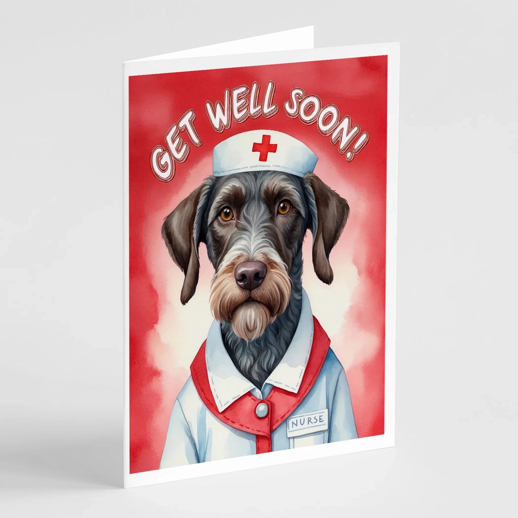 Get Well Soon Greeting Cards - Size: 5X7 | Pack Of: 1 | Collection name: Get well soon-AMAZON FACTORY