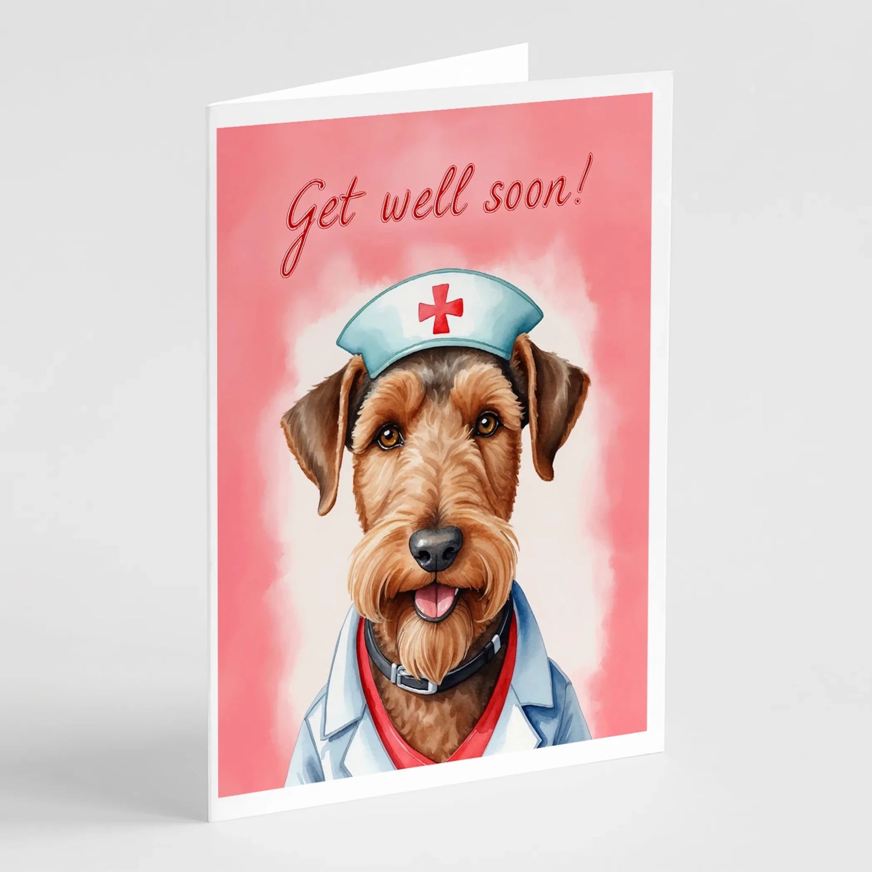 Get Well Soon Greeting Cards - Size: 5X7 | Pack Of: 1 | Collection name: Get well soon-AMAZON FACTORY