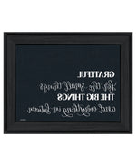 Grateful For Everything Black Framed Print Wall Art-AMAZON FACTORY