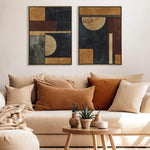 Hand - Embellished Abstract 2 - Piece Framed Canvas - AMAZON FACTORY