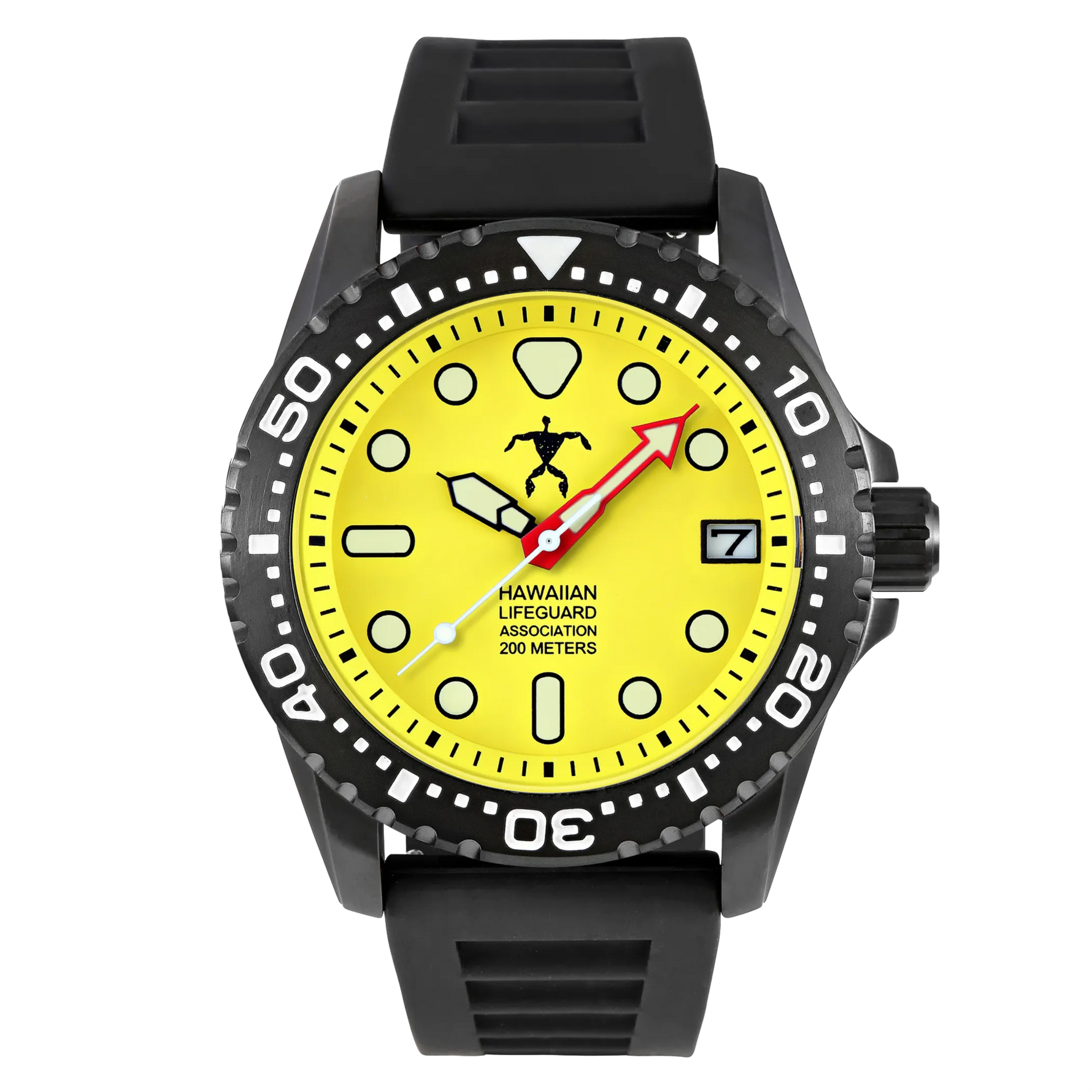 Hawaiian Lifeguard Association Dive Watch Quartz - Size: ONE SIZE - 42MM | Pack Of: 1-AMAZON FACTORY