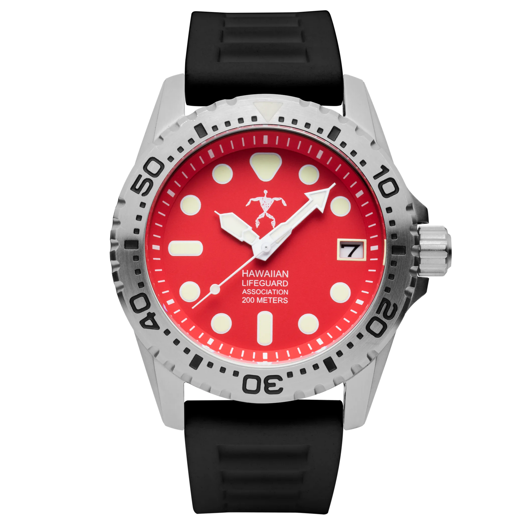 Hawaiian Lifeguard Association Dive Watch Quartz - Size: ONE SIZE - 42MM | Pack Of: 1-AMAZON FACTORY
