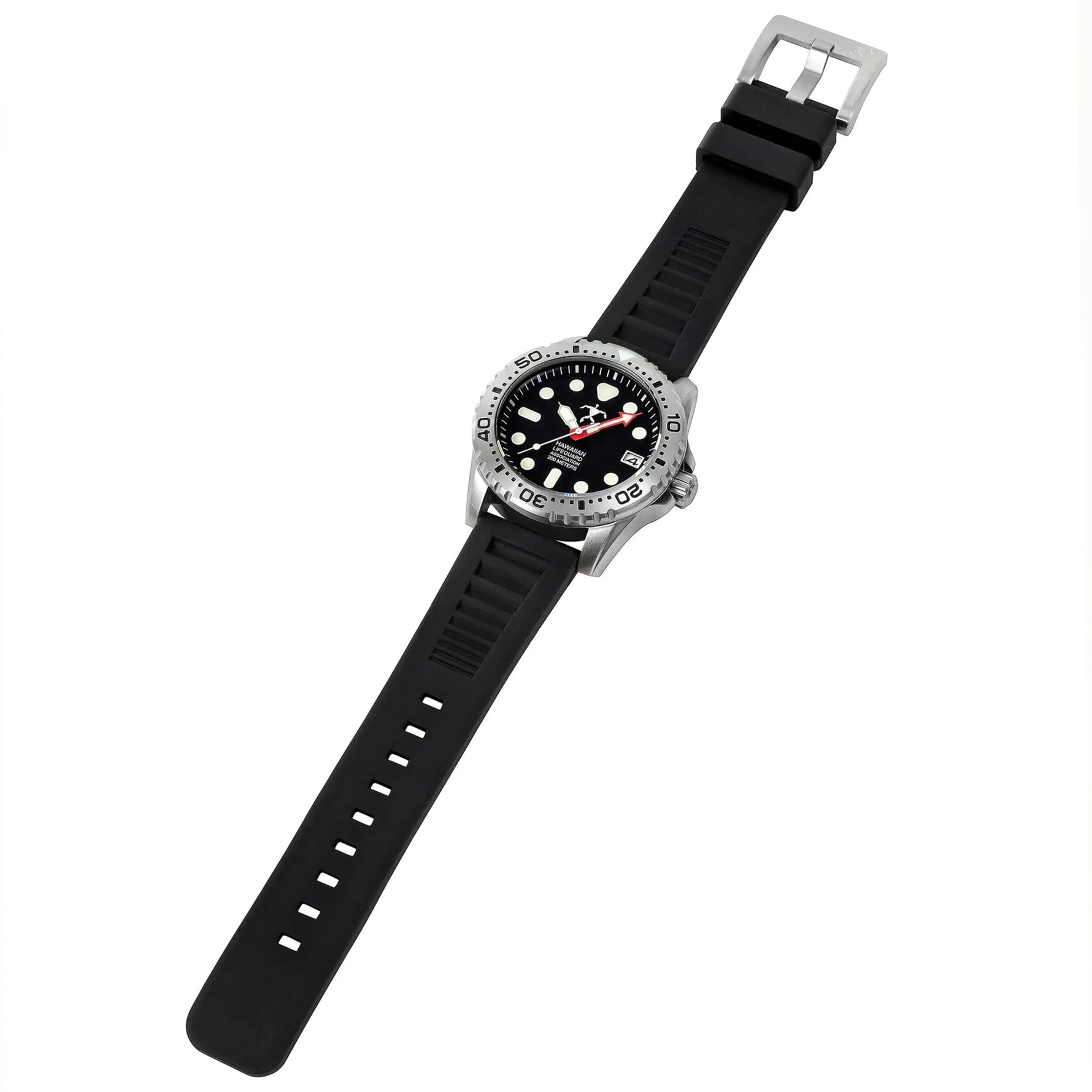 Hawaiian Lifeguard Association Dive Watch Quartz - Size: ONE SIZE - 42MM | Pack Of: 1-AMAZON FACTORY