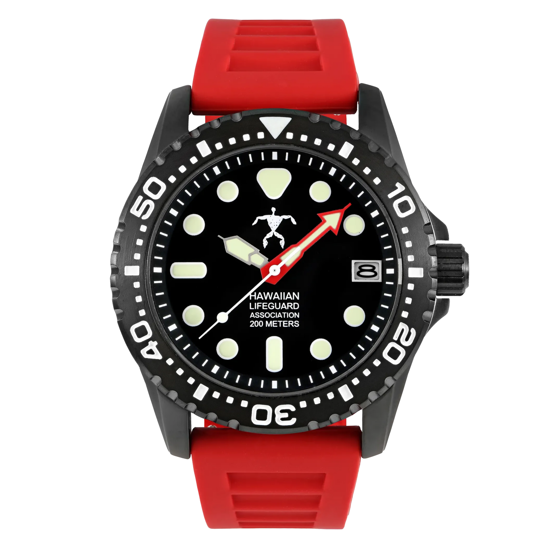 Hawaiian Lifeguard Association Dive Watch Quartz - Size: ONE SIZE - 42MM | Pack Of: 1-AMAZON FACTORY