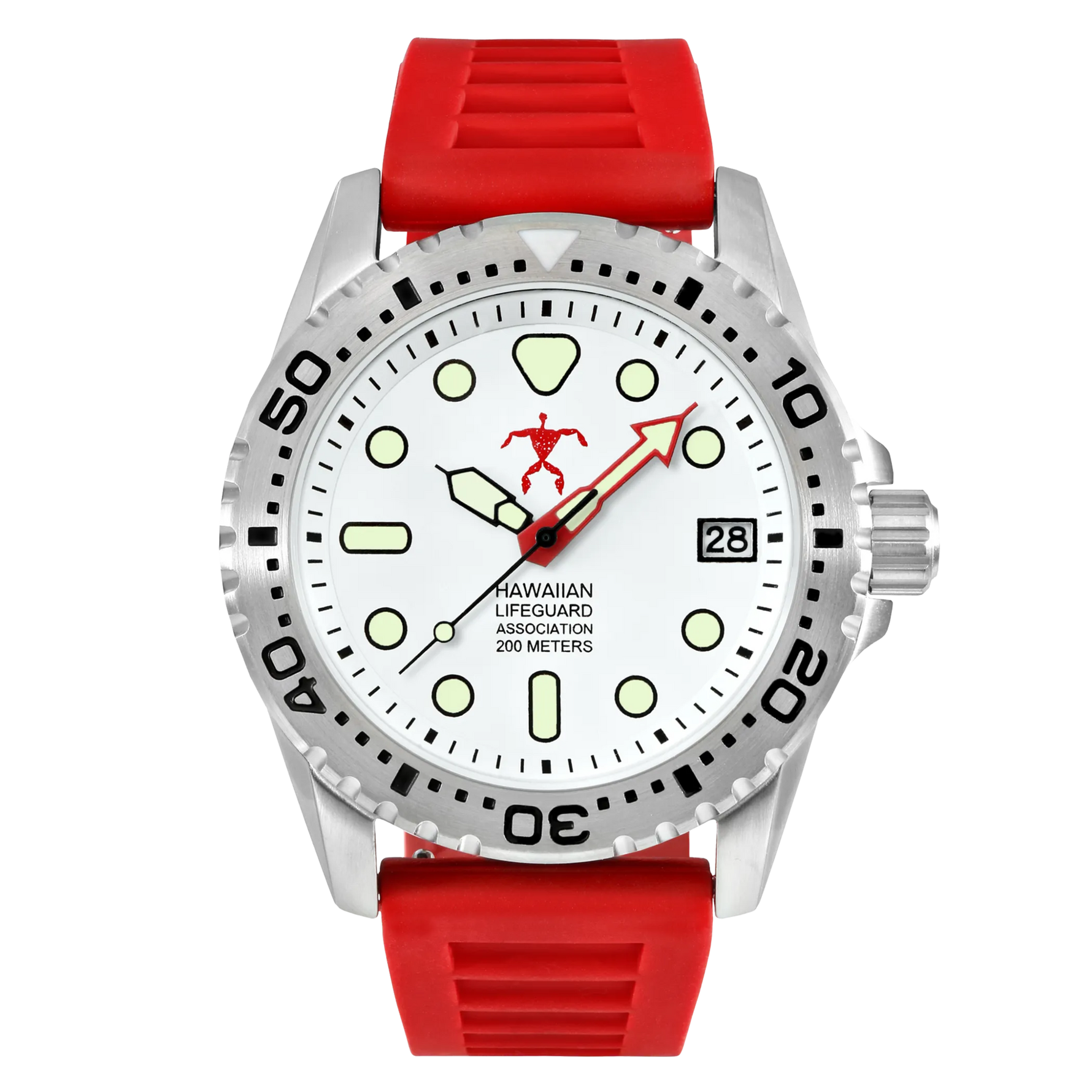 Hawaiian Lifeguard Association Dive Watch Quartz - Size: ONE SIZE - 42MM | Pack Of: 1-AMAZON FACTORY