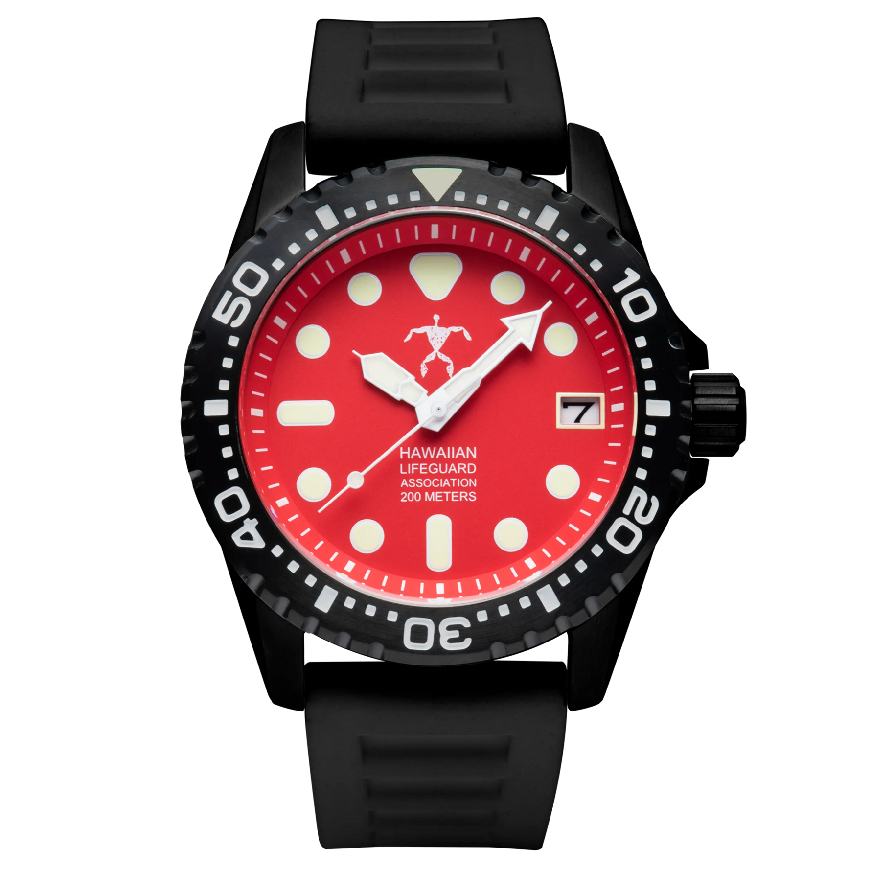 Hawaiian Lifeguard Association Dive Watch Quartz - Size: ONE SIZE - 42MM | Pack Of: 1-AMAZON FACTORY
