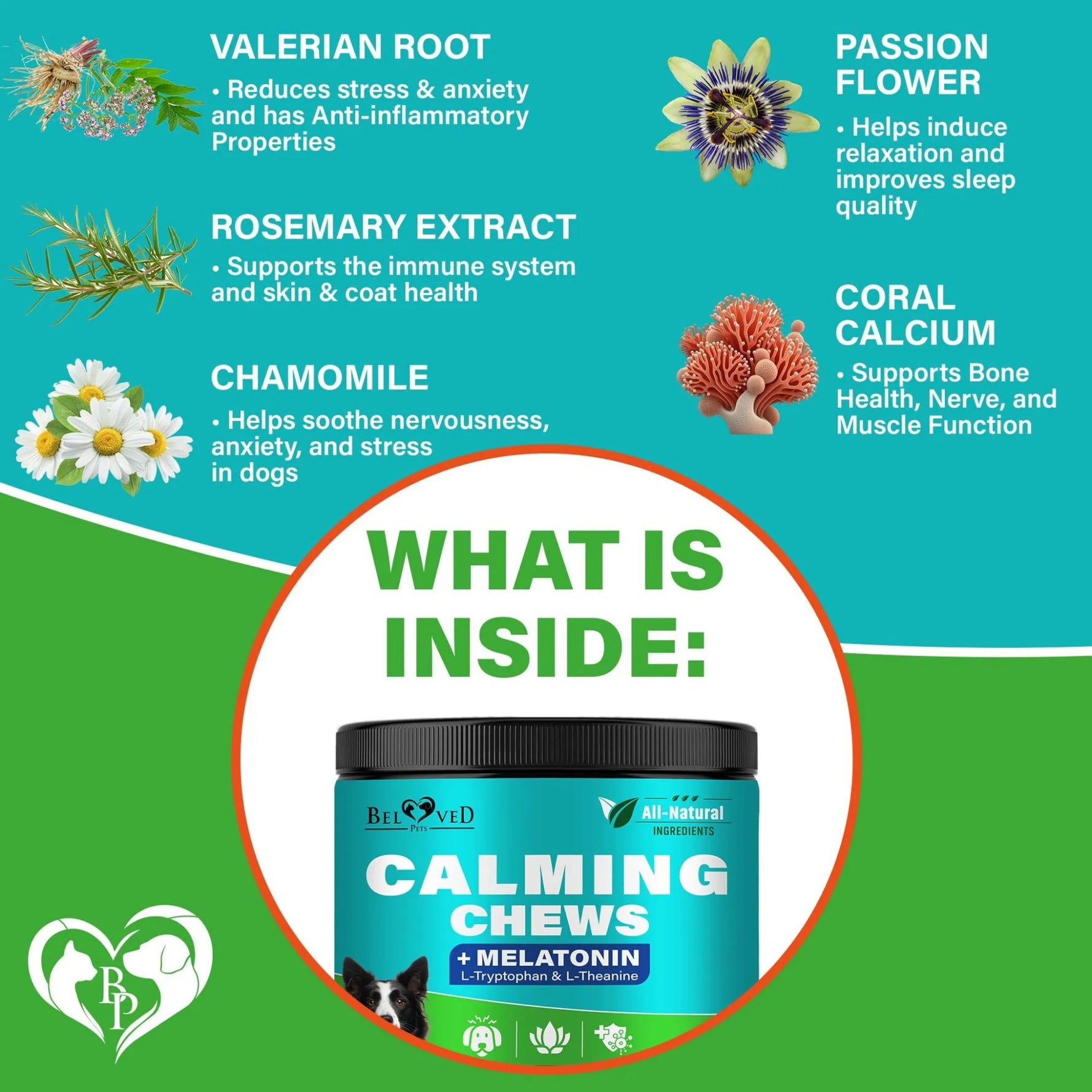 Hemp Calming Chews for Dogs & Puppy-AMAZON FACTORY