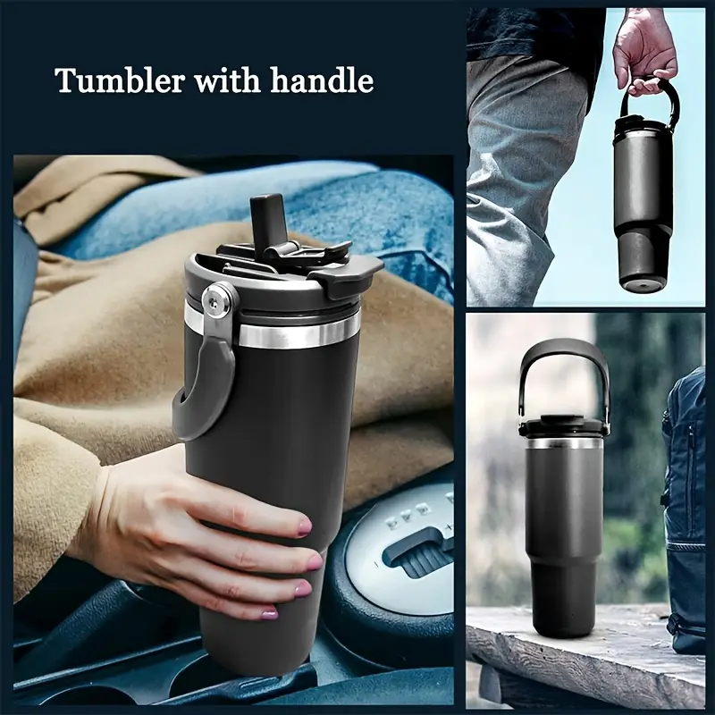 40-ounce Black Water Cup Stainless Steel Bottle, Exercise Water Cup, A New Container for a perfect