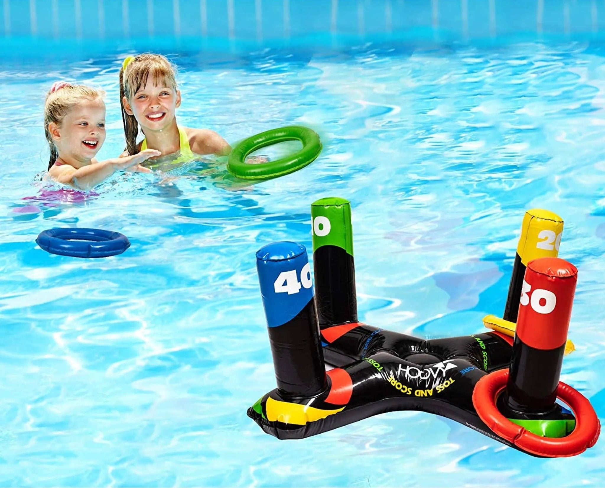 Inflatable Pool Ring Toss Game - AMAZON FACTORY