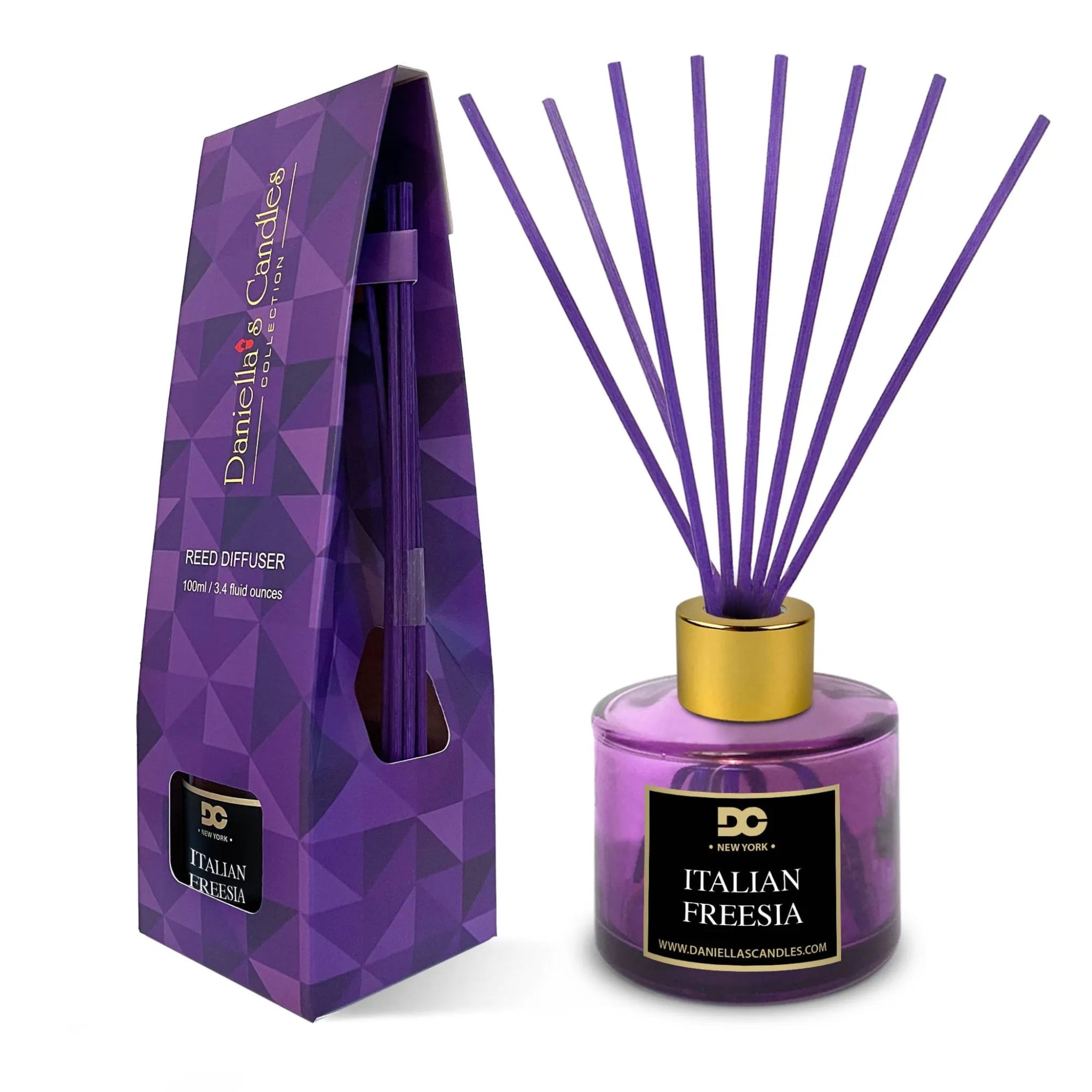 "Italian Freesia" Reed Diffuser Set - AMAZON FACTORY
