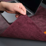 Jersey Purple Leather Desk Pad for Office and Home-AMAZON FACTORY