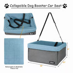 JESPET & GOOPAWS Dog Car Booster Seat with Seat Belt – for Pets up to 24lbs-AMAZON FACTORY