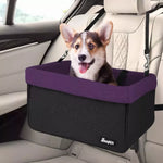 JESPET & GOOPAWS Dog Car Booster Seat with Seat Belt – for Pets up to 24lbs-AMAZON FACTORY