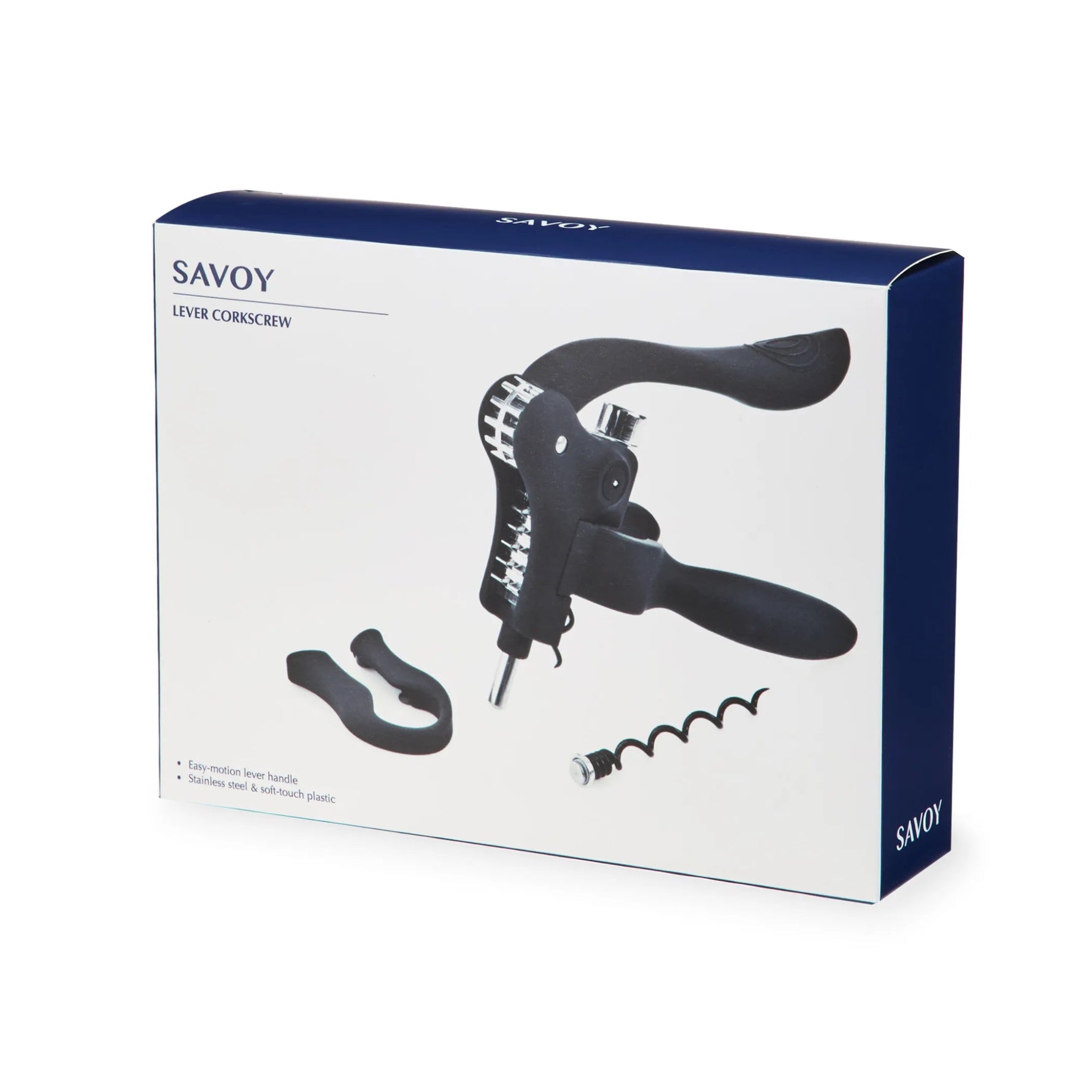 Lever Corkscrew Set by Savoy - AMAZON FACTORY