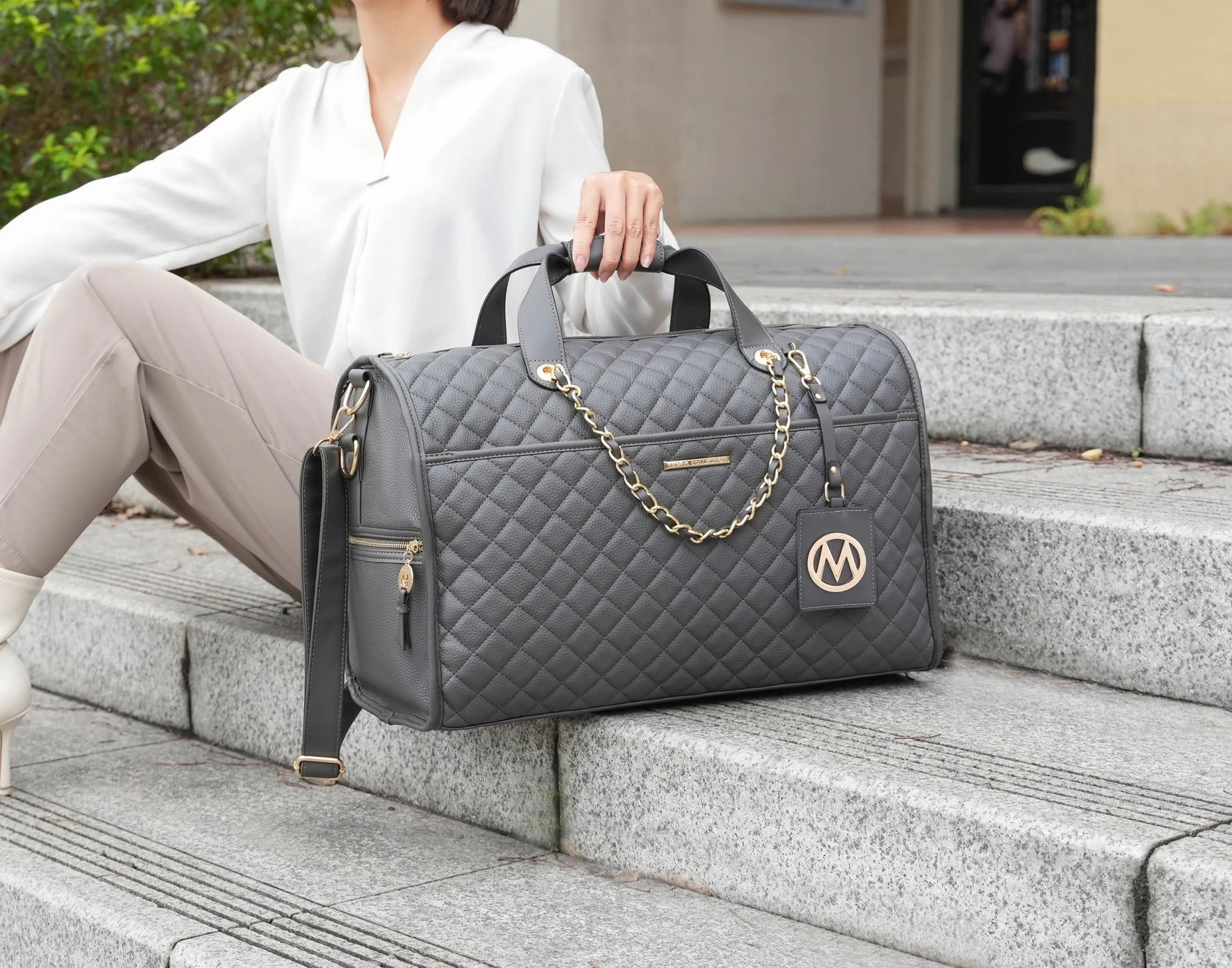 Lexie Vegan Leather Women's Duffle - AMAZON FACTORY