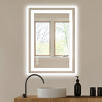 Lighted Frameless Bathroom Vanity Mirror - AMAZON FACTORY