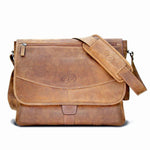 MacCase Premium Leather Messenger Bag - AMAZON FACTORY