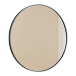 Metal Round Framed Bathroom Vanity Mirror - AMAZON FACTORY
