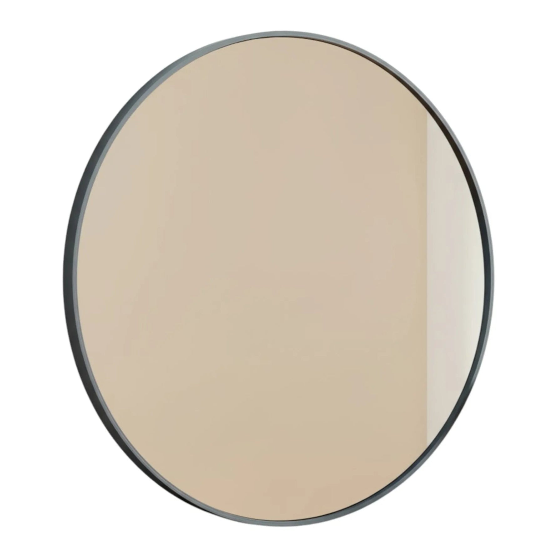 Metal Round Framed Bathroom Vanity Mirror - AMAZON FACTORY