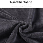 Microfiber Pet Bath Towel Embroidered Super Soft Absorbent Towel For Dogs Cat Grooming Supplies - AMAZON FACTORY