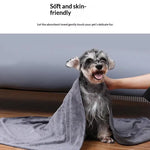 Microfiber Pet Bath Towel Embroidered Super Soft Absorbent Towel For Dogs Cat Grooming Supplies - AMAZON FACTORY