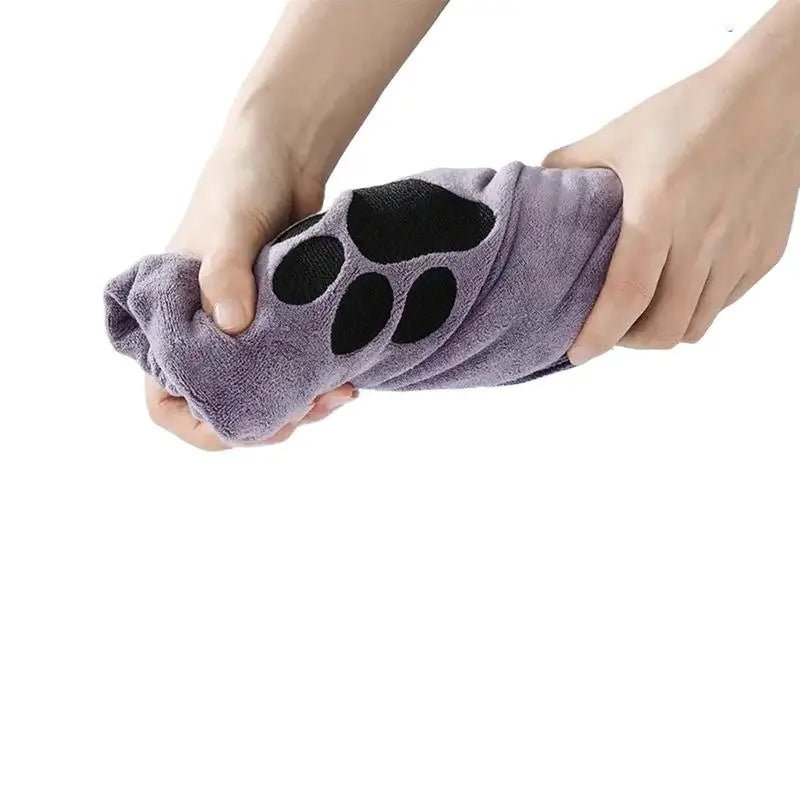 Microfiber Pet Bath Towel Embroidered Super Soft Absorbent Towel For Dogs Cat Grooming Supplies - AMAZON FACTORY