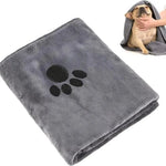 Microfiber Pet Bath Towel Embroidered Super Soft Absorbent Towel For Dogs Cat Grooming Supplies - AMAZON FACTORY