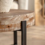 Modern Retro Splicing Round Coffee Table-AMAZON FACTORY