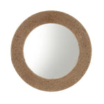Natural Jute Rope Round Wall Mirror - AMAZON FACTORY