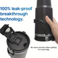 40-ounce Black Water Cup Stainless Steel Bottle, Exercise Water Cup, A New Container for a perfect