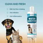 NUTRIDOG Dog&Cat Dental Water Additive Fresh Breath Dental Care Supplement Eliminate Plaque and Bad Breath - AMAZON FACTORY