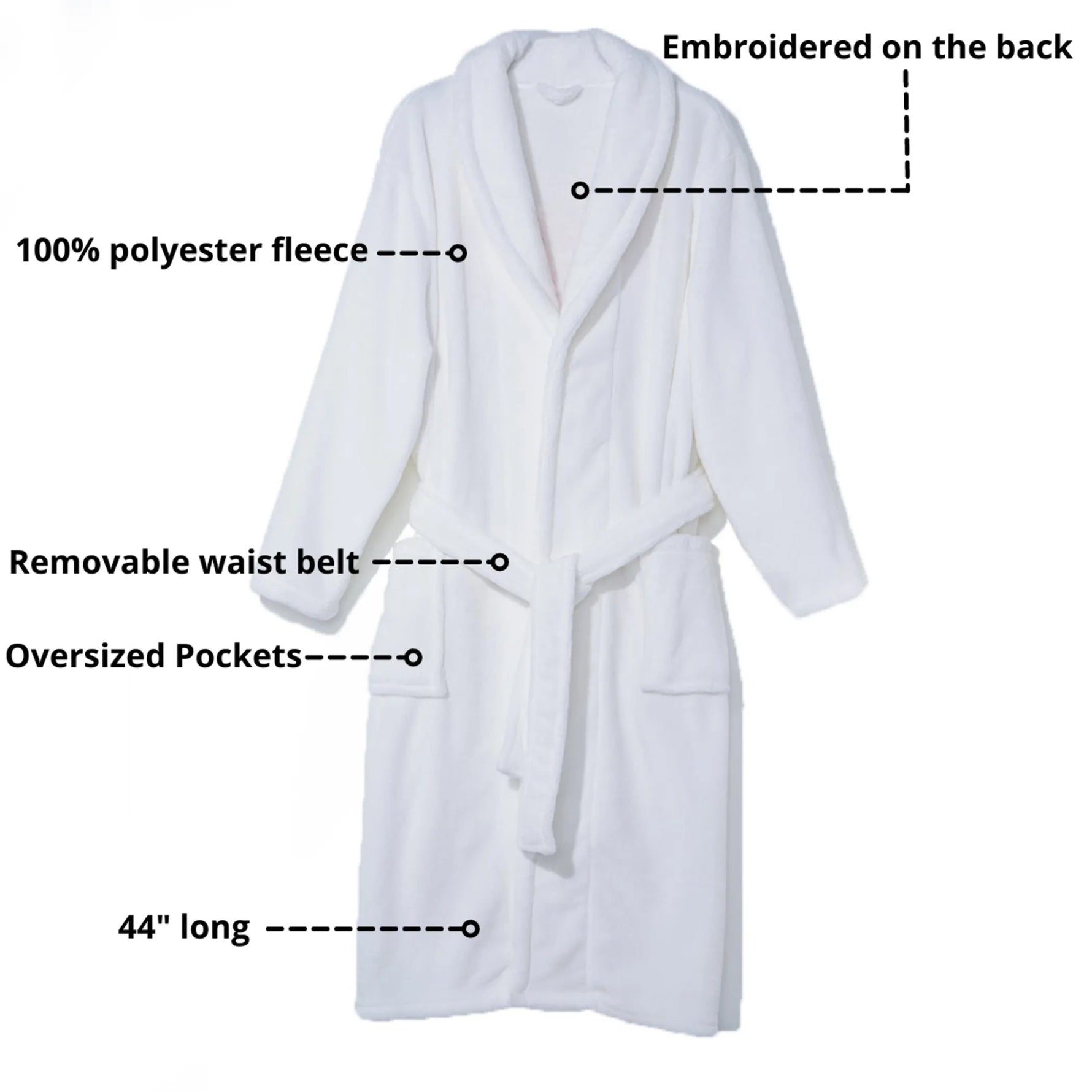 Ok, But First Coffee Plush Fleece Robe-AMAZON FACTORY