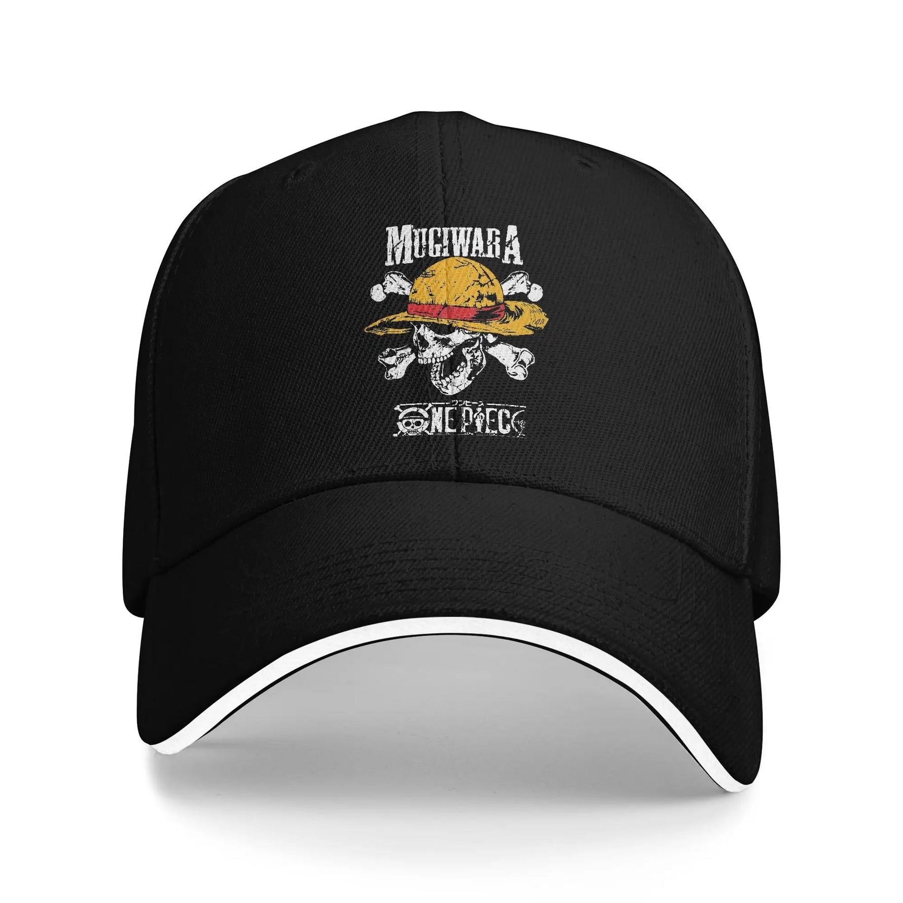 Op-Op Baseball Cap Hip Hop Trafalgar Law One Piece Anime Sandwich Hat for Men Women Breathable Hats Cap Sport-AMAZON FACTORY