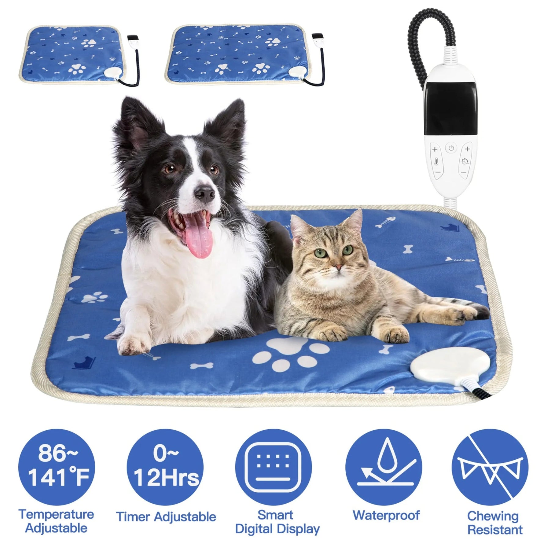 Pet Heating Pad Electric Dog Cat Heating Mat-AMAZON FACTORY