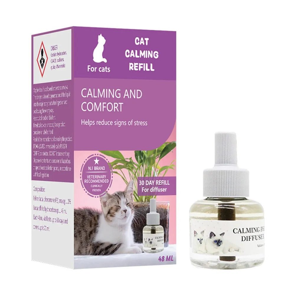 Pet Soothing, Cat and Dog Soothing, Emotional Soothing Fluid, Pheromone Stress Prevention, Cat Disorderly Urination Supplement - AMAZON FACTORY