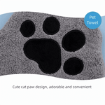 Pet Towel Glove - Dog - Specific Quick - Drying Absorbent Cleaning Cloth, Cat Bath Towel, Pet Grooming Supplies - AMAZON FACTORY