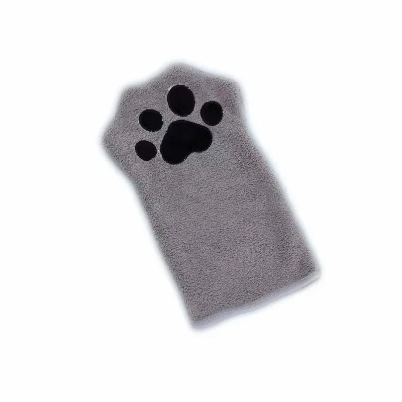 Pet Towel Glove - Dog - Specific Quick - Drying Absorbent Cleaning Cloth, Cat Bath Towel, Pet Grooming Supplies - AMAZON FACTORY