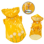 Polka Dots & Daisies Raincoat with Cotton Lining-AMAZON FACTORY